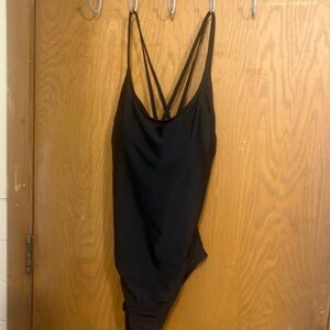 Shein black one piece swimsuit